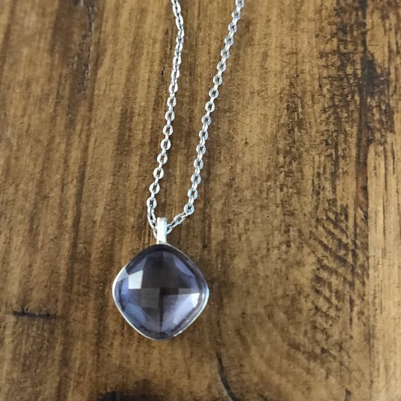 Swarovski Crystal Necklace in light purple